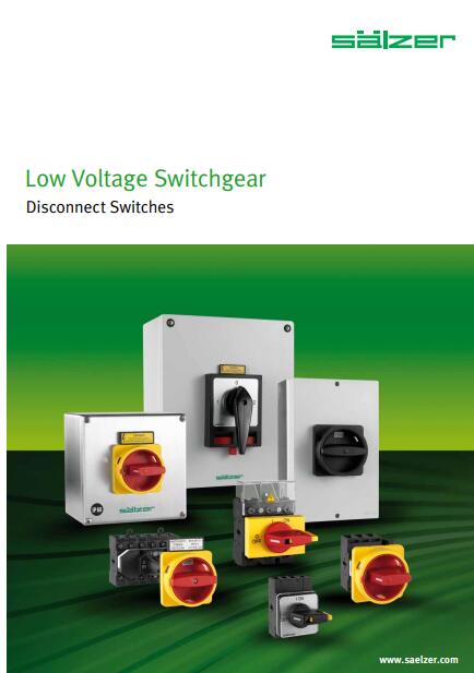 Salzer 斷開開關 隔離開關產品目錄